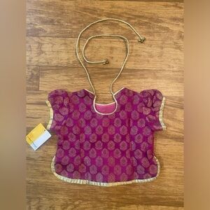 NWT Youth Indian blouse top size 2/3